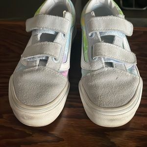 Vans neon smiley face